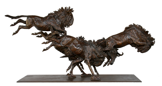 wildebeeste bronze